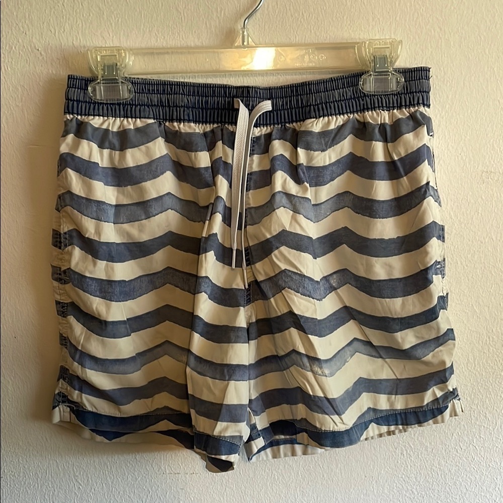 Chubbies striped blue size small